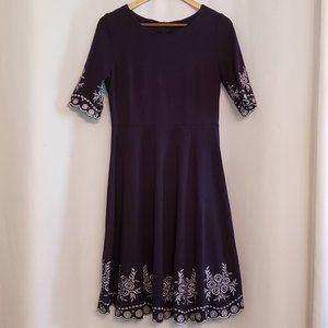Miusol navy cocktail dress vintage, Large